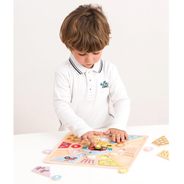 multiklok5 New Classic Toys Multi Klokpuzzel