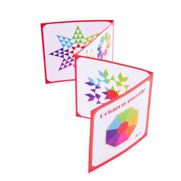 octagon4 New Classic Toys - Houten Geometrische Vormenpuzzel - Achthoek / Octagon Puzzel