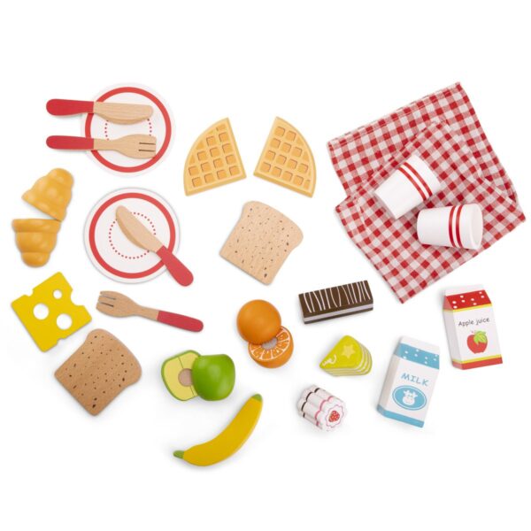 picknick2 New Classic Toys Picknickmand Set - 27 delig