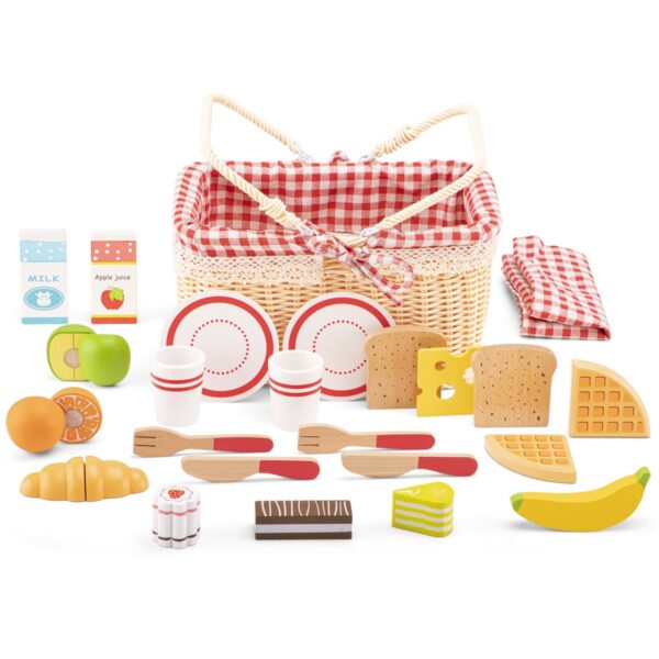picknick3 New Classic Toys Picknickmand Set - 27 delig