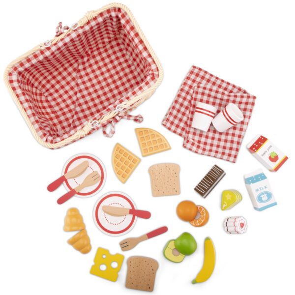 picknick4 New Classic Toys Picknickmand Set - 27 delig