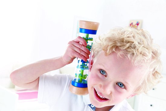 rainmaker2 Hape Regenmaker – Blauw | Zintuiglijk Speelgoed voor Baby’s