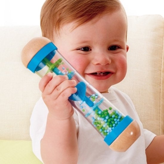 rainmaker4 Hape Regenmaker – Blauw | Zintuiglijk Speelgoed voor Baby’s