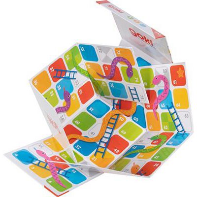 slangenspel1 Goki Slangen en Ladders Kubus bordspel