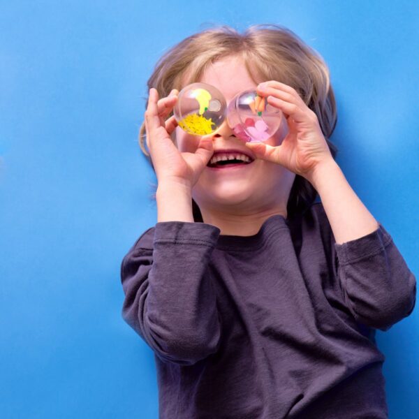 stuiterbal7 Kidoki hungry bouncy ball aap hongerige stuiterbal