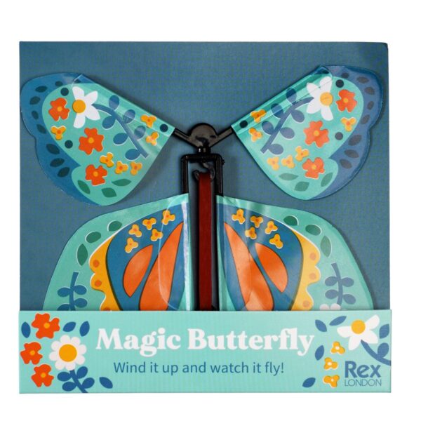 Rex London Magic Butterfly - de magische vlinder opwindbare vlinder
