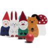 BS Toys Kabouter Bowling Kegelspel  Actiespel Hout 7 Delig