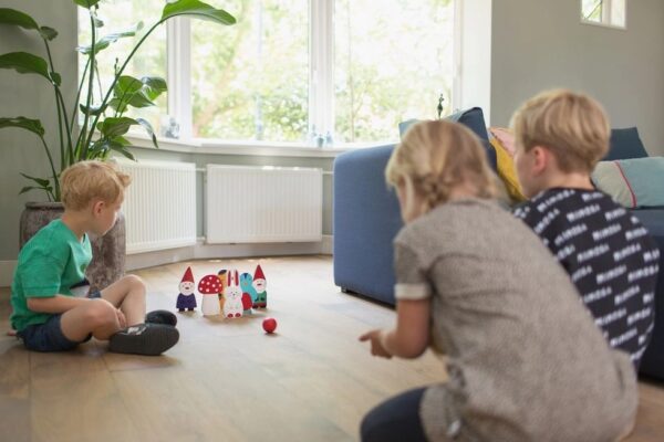 Kabouter Bowling 9 BS Toys Kabouter Bowling Kegelspel Actiespel Hout 7 Delig