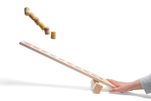 Lanceer de Ninja's - BS Toys Lanceer de Ninja’s – Houten Actiespel 4+ voor binnen en buiten