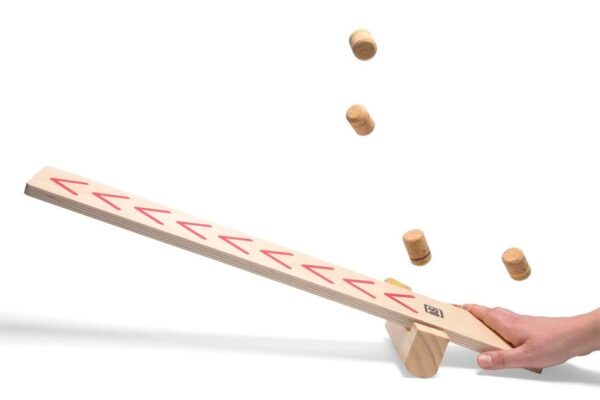 Lanceer de Ninja's -3 BS Toys Lanceer de Ninja’s – Houten Actiespel 4+ voor binnen en buiten