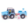 New Classic Toys Tractor met Aanhanger - met melkflessen