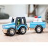 New Classic Toys Tractor met Aanhanger - met melkflessen