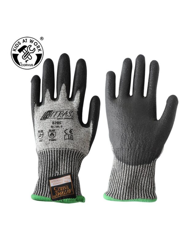 kids-at-work-handschoenen-xs-5 Kids At Work - Snijbestendige handschoenen XS 5
