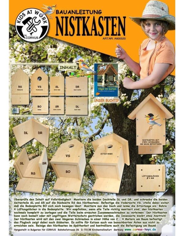 kids-at-work-nestkastje-bouwpakket1 Kids at work Nestkastje bouwpakket