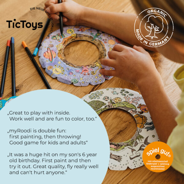 25212_tictoys-myroodi-collage-english-web5 TicToys Myroodi - Indoor Frisbee - set van 3 stuks