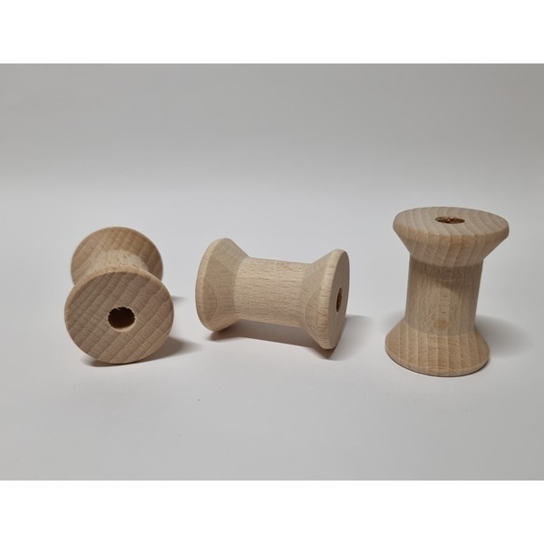 Klosje - klassieke vorm 39x29 mm - beukenhout onbehandeld houten Klosje accessoires hout
