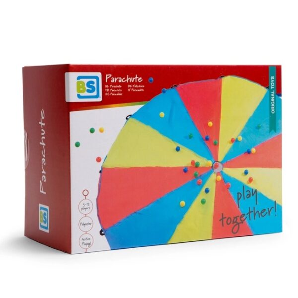 Parachute4 BS Toys Parachute Vang- en Werpspel – Teamspel 4+ binnen en buiten