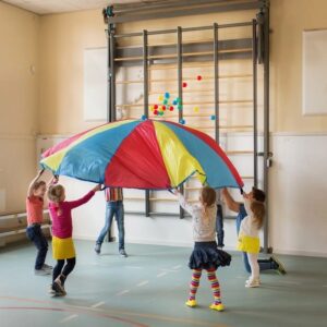 BS Toys Parachute Vang- en Werpspel – Teamspel 4+ binnen en buiten