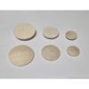 Houten schijfje dia: 20mm open end materiaal