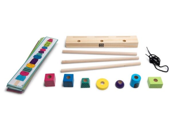 Stapeltorens BS Toys Stapeltorens Hout – Educatief Stapelspel