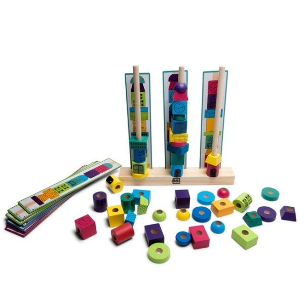 Stapeltorens5 BS Toys Stapeltorens Hout – Educatief Stapelspel