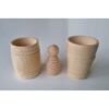 Beker met 2 ringen hoog  72mm hoog