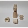 Bloempot (hoedje) voor kegelpoppetje peg doll