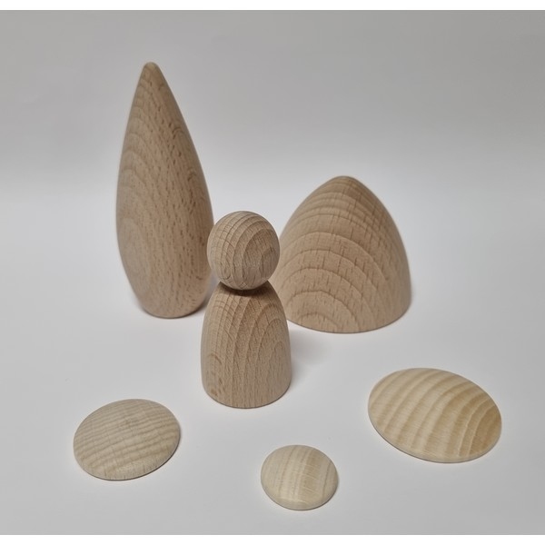 houten-kegel---cone-60x50-mm--beukenhout-onbehandeld_15538_2 Houten Kegel beukenhout onbehandeld