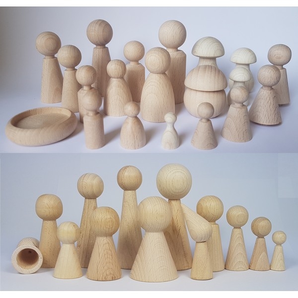 kegelpoppetje---puntmuts-70x20mm_3996_0 Kegelpoppetje peg doll - Puntmuts