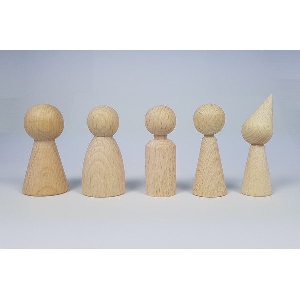 kegelpoppetje—puntmuts-70x20mm_3996_4 Kegelpoppetje peg doll - Puntmuts