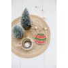 Leuk met letters houten vultray kerstbal