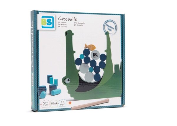 krokodil hout 1 BS Toys Balansspel – De Hongerige Krokodil