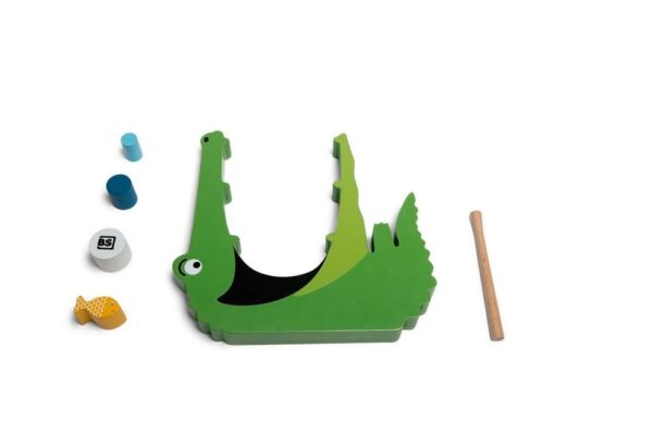 krokodil hout 5 BS Toys Balansspel – De Hongerige Krokodil