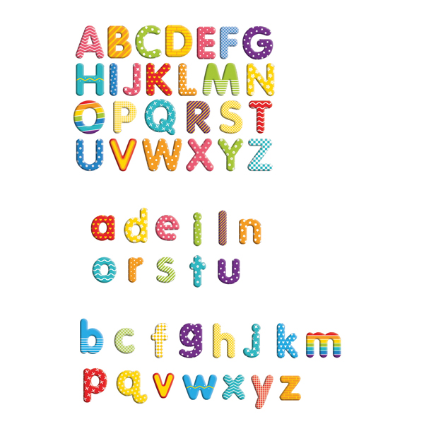 ABC fonts-new Eduplay Magnetische letters