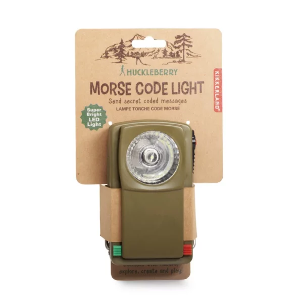 morse Kikkerland Huckleberry morsecode licht