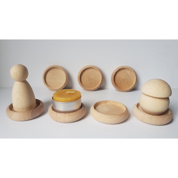 houten paddenstoel 45 mm