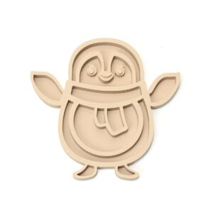 Kids Kabinet PLA Vulvorm stempel  Pinguin