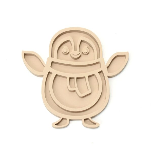 Kids Kabinet PLA Vulvorm stempel  Pinguin