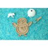 Kids Kabinet PLA Vulvorm stempel  Pinguin