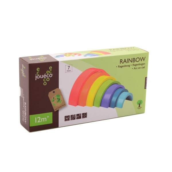 Regenboog Blokken Jouéco 7-delig