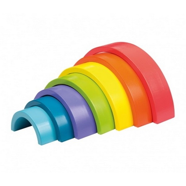 Regenboog Blokken Jouéco 7-delig