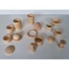 Houten servetring "smal" open end