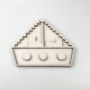 Leuk met letters houten vultray Stoomboot