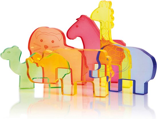 550x416 Eduplay Transparante wilde dieren set 6 stuks