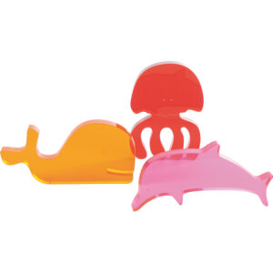 Eduplay Transparante zeedieren set 6 stuks