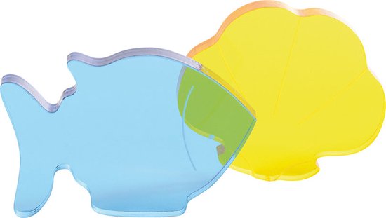 sea animals 3 Eduplay Transparante zeedieren set 6 stuks
