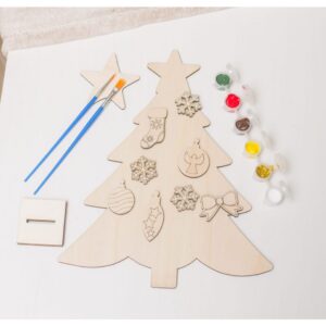 Schilderset | Versier je eigen Kerstboom Leuk met letters