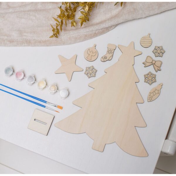 Schilderset | Versier je eigen Kerstboom Leuk met letters