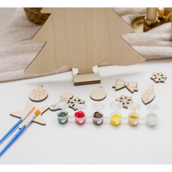 Schilderset | Versier je eigen Kerstboom Leuk met letters