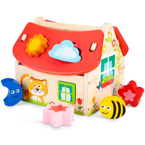 vormenhuis New Classic Toys houten vormenhuis